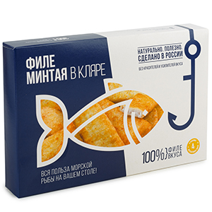 Замороженные полуфабрикаты рыбные