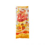 Мороженое с фруктово-ягодным наполнителем клубника-банан вафельный рожок Лакомство колибри 90 г, общий вид, купить оптом и в розницу с доставкой по москве и московской области, недорого, низкая цена