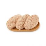 Котлеты из свинины и говядины "Мясные" без панировки полуфабрикат замороженный Алидан 3 кг, общий вид, купить оптом и в розницу с доставкой по москве и московской области, недорого, низкая цена