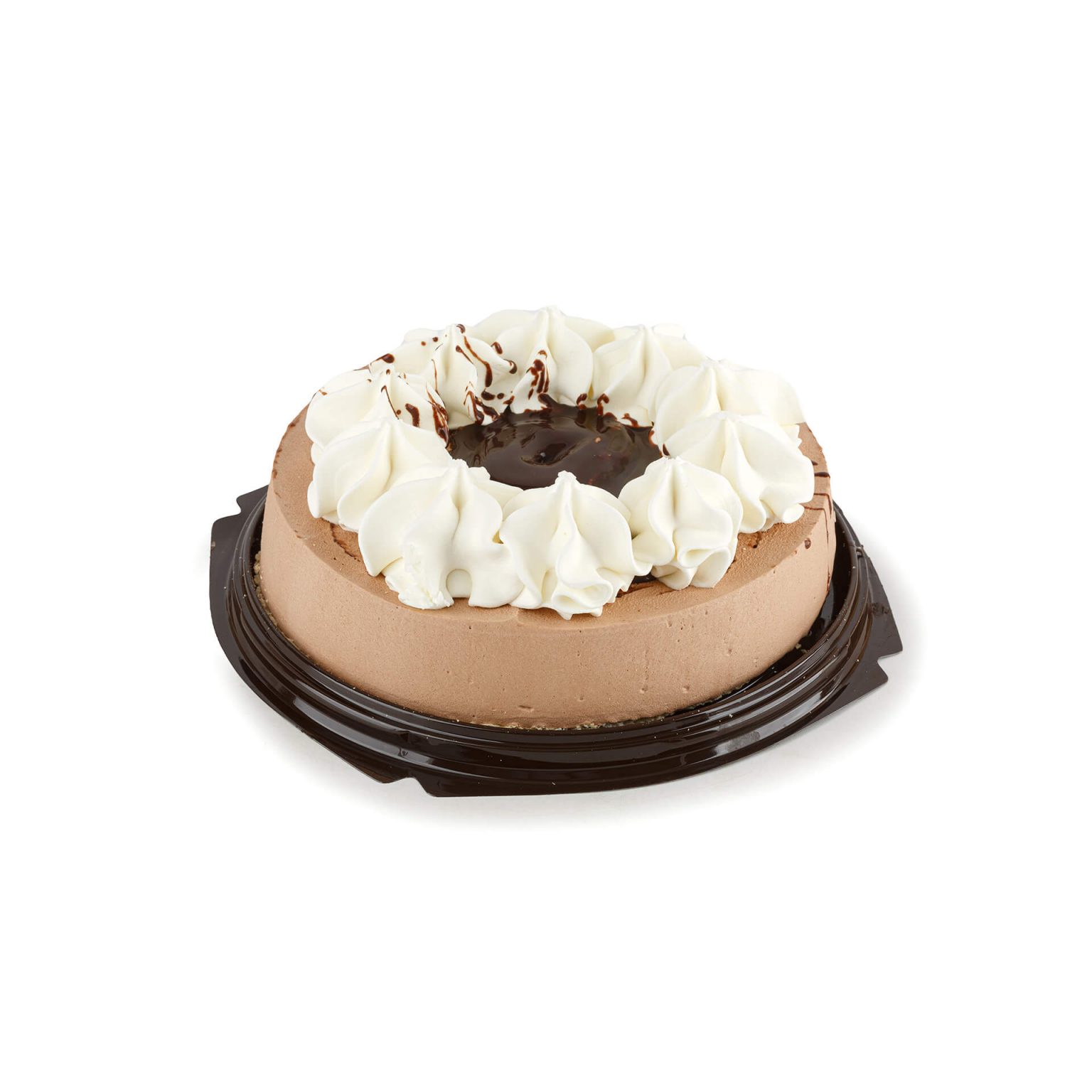 Мороженое-торт "С праздником" шоколадное с шоколадным наполнителем Лакомство колибри 700 г, общий вид, купить оптом и в розницу с доставкой по москве и московской области, недорого, низкая цена