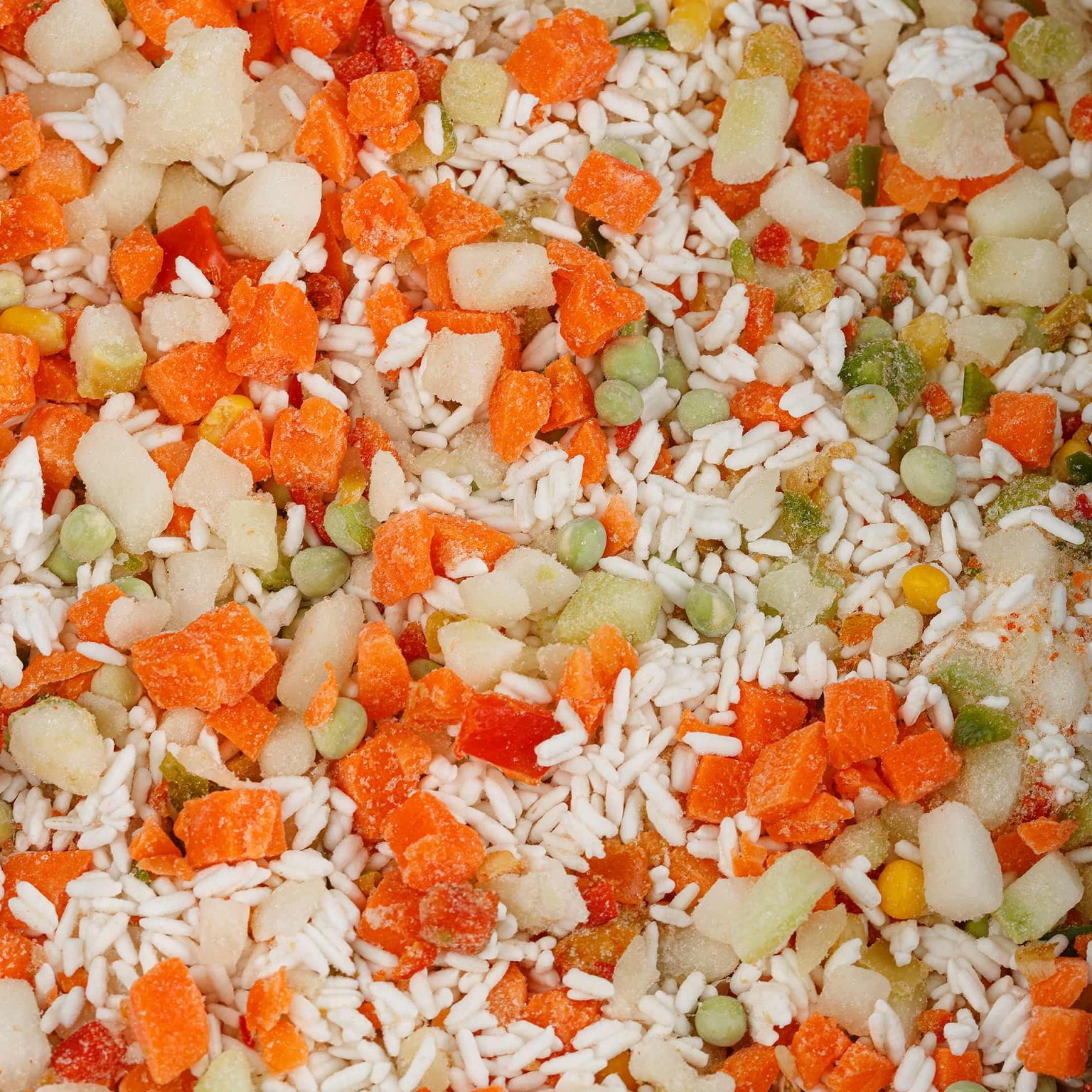 Замороженная овощная смесь с рисом "Гавайская смесь" 10 кг, этикетка, купить оптом и в розницу с доставкой по москве и московской области, недорого, низкая цена