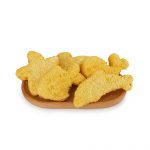 Фигурки лососевые в панировке полуфабрикат замороженный Полар 5 кг, общий вид, купить оптом и в розницу с доставкой по москве и московской области, недорого, низкая цена