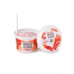 Мороженое сливочное с йогуртом и клубникой пластиковый стакан Козельское 150 г, этикетка, купить оптом и в розницу с доставкой по москве и московской области, недорого, низкая цена