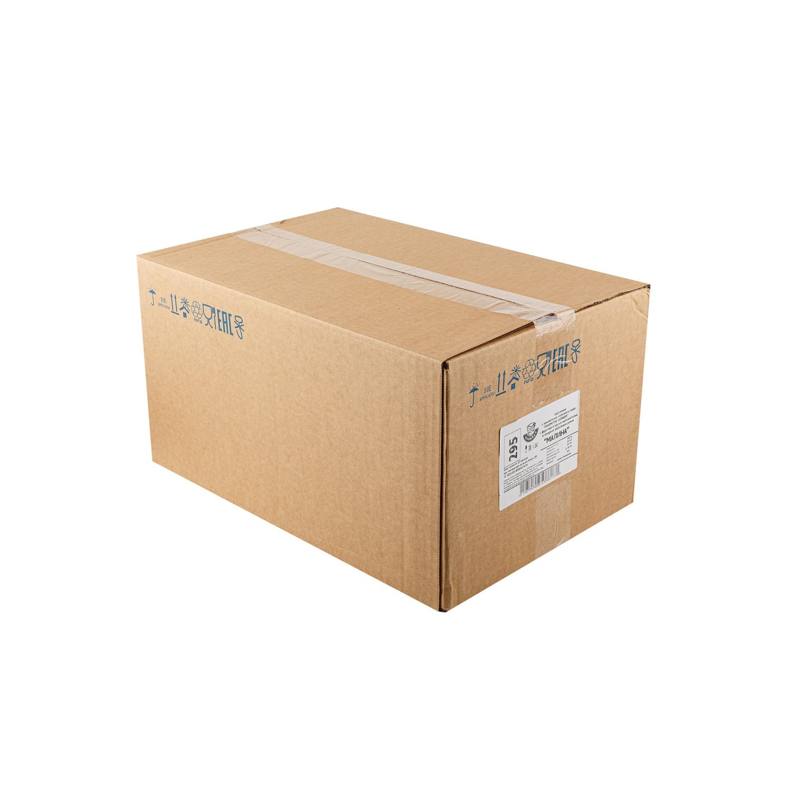 Мороженое с фруктово-ягодным наполнителем малина вафельный рожок Лакомство колибри 100 г, этикетка, купить оптом и в розницу с доставкой по москве и московской области, недорого, низкая цена