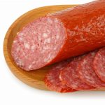 Колбаса сырокопчёная полусухая "Салями особая" Сомовомясопродукт 295 г, коробка, купить оптом и в розницу с доставкой по москве и московской области, недорого, низкая цена