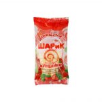 Мороженое с ароматом клубники вафельный стаканчик Снежный шарик 90 г, общий вид, купить оптом и в розницу с доставкой по москве и московской области, недорого, низкая цена