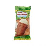 Мороженое пломбир вафельный стаканчик Вологодский пломбир 100 г, общий вид, купить оптом и в розницу с доставкой по москве и московской области, недорого, низкая цена