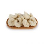 Креветка белоногая очищенная маринованная в панировке "Хрустящая" полуфабрикат замороженный Атлантис 1 кг, общий вид, купить оптом и в розницу с доставкой по москве и московской области, недорого, низкая цена