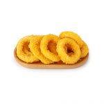 Кольца кальмара в панировке обжаренные полуфабрикат замороженный Fish and More 500 г, этикетка, купить оптом и в розницу с доставкой по москве и московской области, недорого, низкая цена