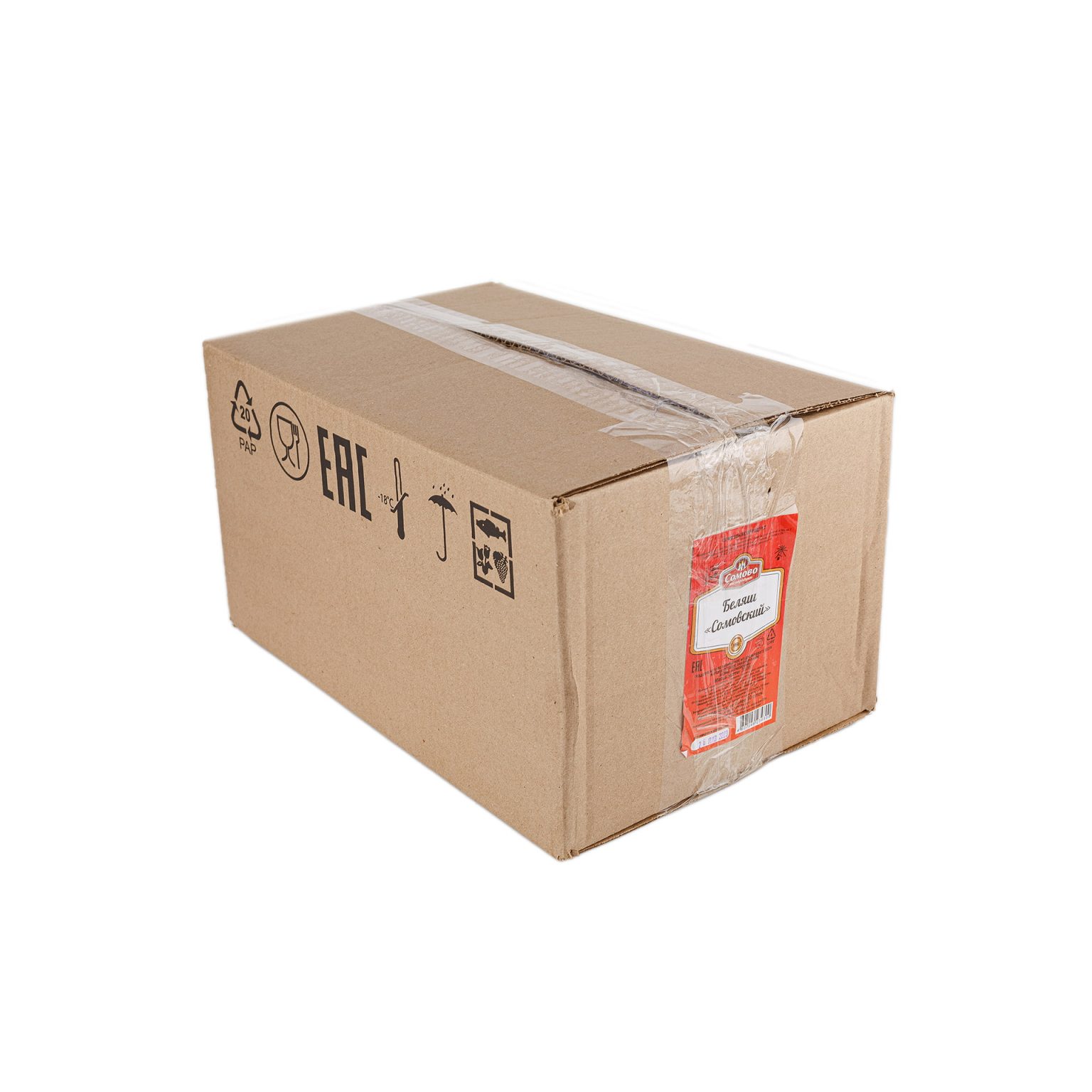 Беляши с говядиной и свининой "Сомовские" блюдо готовое замороженное Сомовомясопродукт 3 кг, этикетка, купить оптом и в розницу с доставкой по москве и московской области, недорого, низкая цена