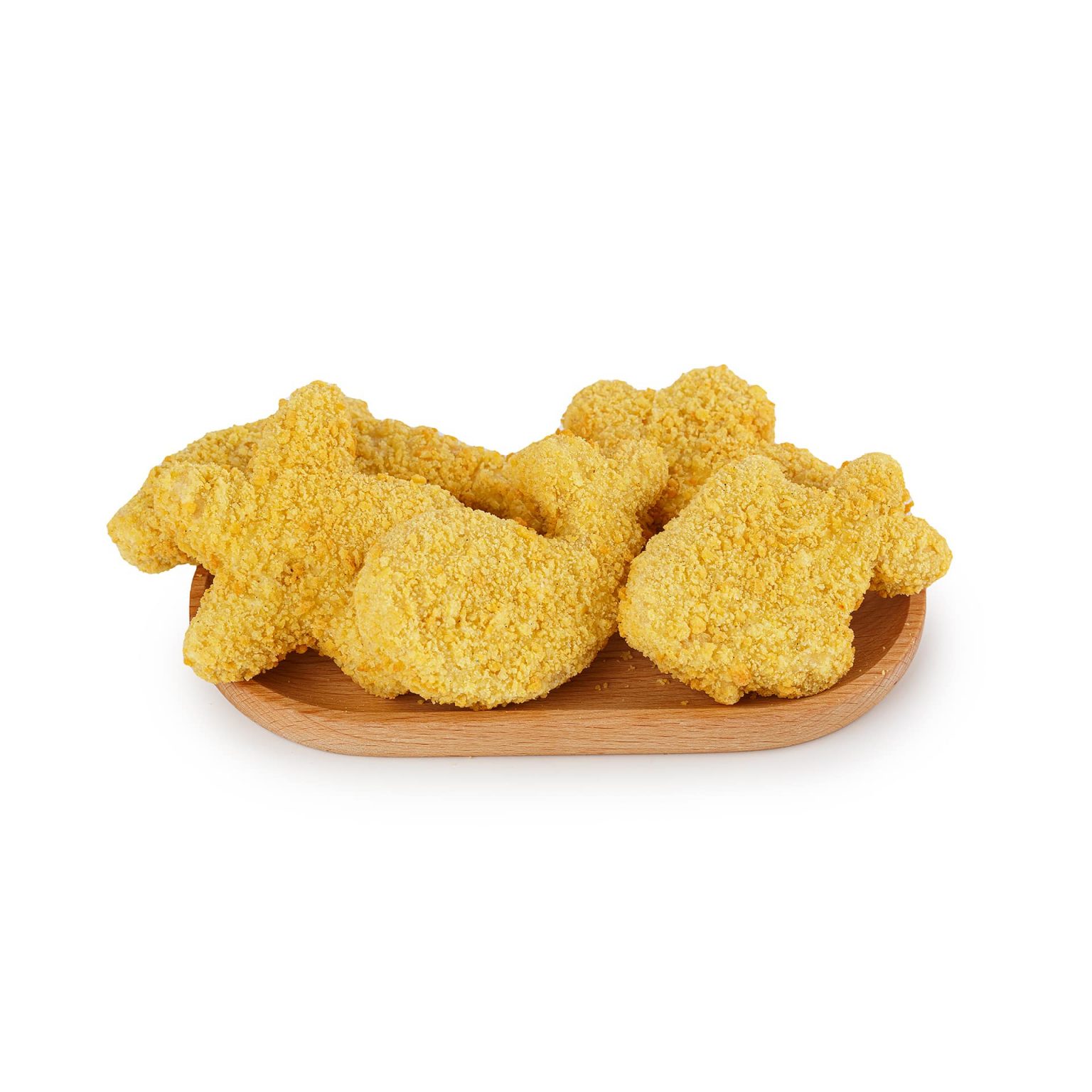 Фигурки тресковые в панировке полуфабрикат замороженный Полар 5 кг, общий вид, купить оптом и в розницу с доставкой по москве и московской области, недорого, низкая цена