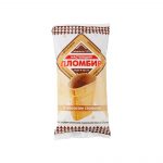 Мороженое пломбир шоколадный вафельный плоский стаканчик Настоящий пломбир 90 г, общий вид, купить оптом и в розницу с доставкой по москве и московской области, недорого, низкая цена