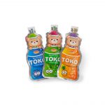 Кислая пудра "Токо" со вкусами яблока, черники, ананаса ZVN 312 г (13 г * 24 шт), общий вид, купить оптом и в розницу с доставкой по москве и московской области, недорого, низкая цена