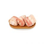 Шницель из мяса птицы филейный в беконе полуфабрикат замороженный Хижина Повара 4 кг, общий вид, купить оптом и в розницу с доставкой по москве и московской области, недорого, низкая цена