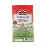 Пельмени цветные с говядиной, свининой и мясом птицы "Трио" полуфабрикат замороженный Сомовомясопродукт 3 кг, коробка, купить оптом и в розницу с доставкой по москве и московской области, недорого, низкая цена