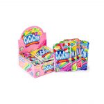 Мягкие конфеты в соломинках с татуировкой "СиСиСтик" со вкусами микса-фруктов, персика, ананаса, личи ZVN 120 г (5 г * 24 шт), общий вид, купить оптом и в розницу с доставкой по москве и московской области, недорого, низкая цена