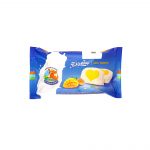 Мороженое двухслойное пломбир ванильный с манго и маракуйей брикет полено Коровка из Кореновки 200 г, общий вид, купить оптом и в розницу с доставкой по москве и московской области, недорого, низкая цена