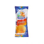 Мороженое пломбир крем-брюле вафельный стаканчик Коровка из Кореновки 100 г, общий вид, купить оптом и в розницу с доставкой по москве и московской области, недорого, низкая цена