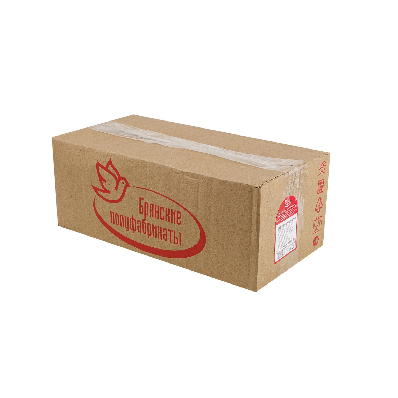 Котлеты из свинины и говядины "Свино-говяжьи" полуфабрикат замороженный Брянские полуфабрикаты 3 кг, этикетка, купить оптом и в розницу с доставкой по москве и московской области, недорого, низкая цена