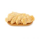 Стрипсы куриные полуфабрикат замороженный Сомовомясопродукт 3 кг, общий вид, купить оптом и в розницу с доставкой по москве и московской области, недорого, низкая цена