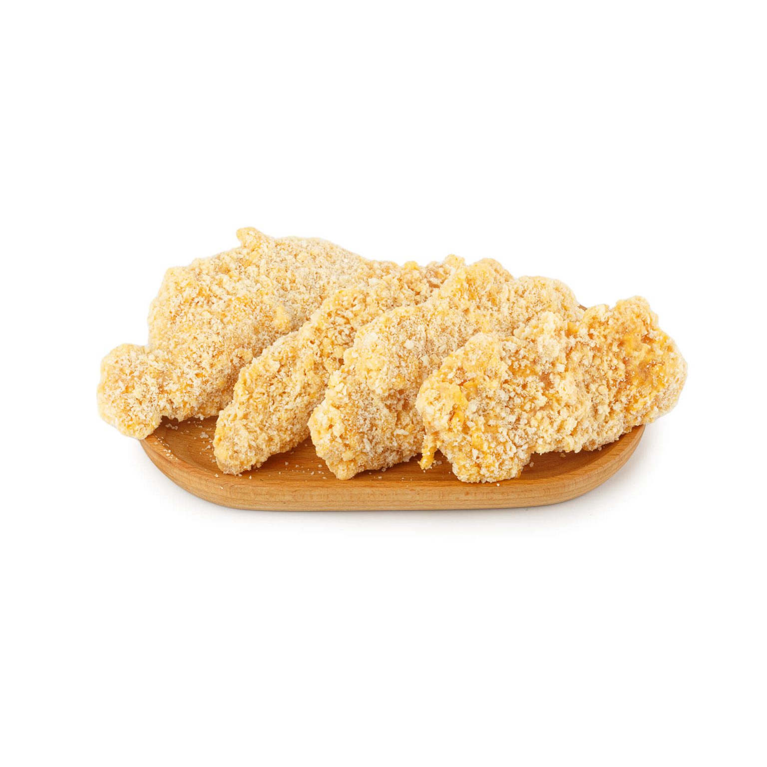 Стрипсы куриные полуфабрикат замороженный Сомовомясопродукт 3 кг, общий вид, купить оптом и в розницу с доставкой по москве и московской области, недорого, низкая цена