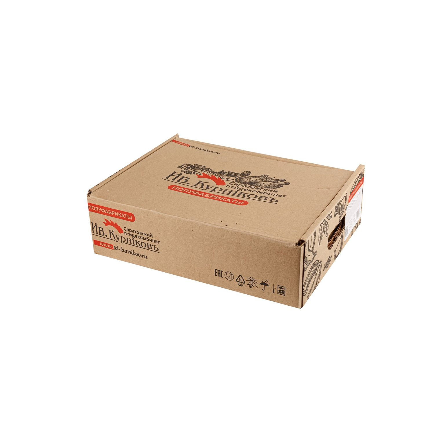 Окорочка куриные фаршированные полуфабрикат замороженный ИВ.Курников 5 кг, коробка, купить оптом и в розницу с доставкой по москве и московской области, недорого, низкая цена