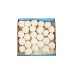 Шарики креветочные из мяса креветок Ваннамей в кокосовой панировке полуфабрикат замороженный Fish and More 500 г, коробка, купить оптом и в розницу с доставкой по москве и московской области, недорого, низкая цена