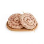 Колбаски из свинины и мяса птицы "По-Итальянски" полуфабрикат замороженный Брянские полуфабрикаты 3 кг, общий вид, купить оптом и в розницу с доставкой по москве и московской области, недорого, низкая цена