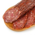 Колбаса сыровяленая "Элитная" Сомовомясопродукт 285 г, коробка, купить оптом и в розницу с доставкой по москве и московской области, недорого, низкая цена