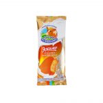 Мороженое пломбир крем-брюле в белой глазури с карамелью эскимо Коровка из Кореновки 70 г, общий вид, купить оптом и в розницу с доставкой по москве и московской области, недорого, низкая цена