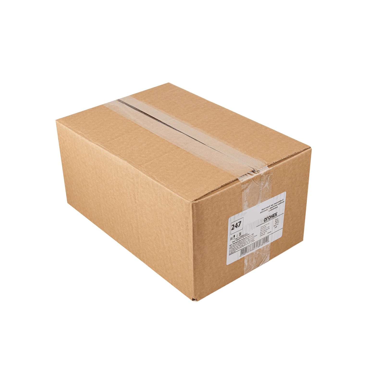 Фруктовый лед трехслойный яблочный, яблочный с ароматом апельсина и клубники "Красный, желтый, зеленый ОГОНЕК" Лакомство колибри 65 г, этикетка, купить оптом и в розницу с доставкой по москве и московской области, недорого, низкая цена