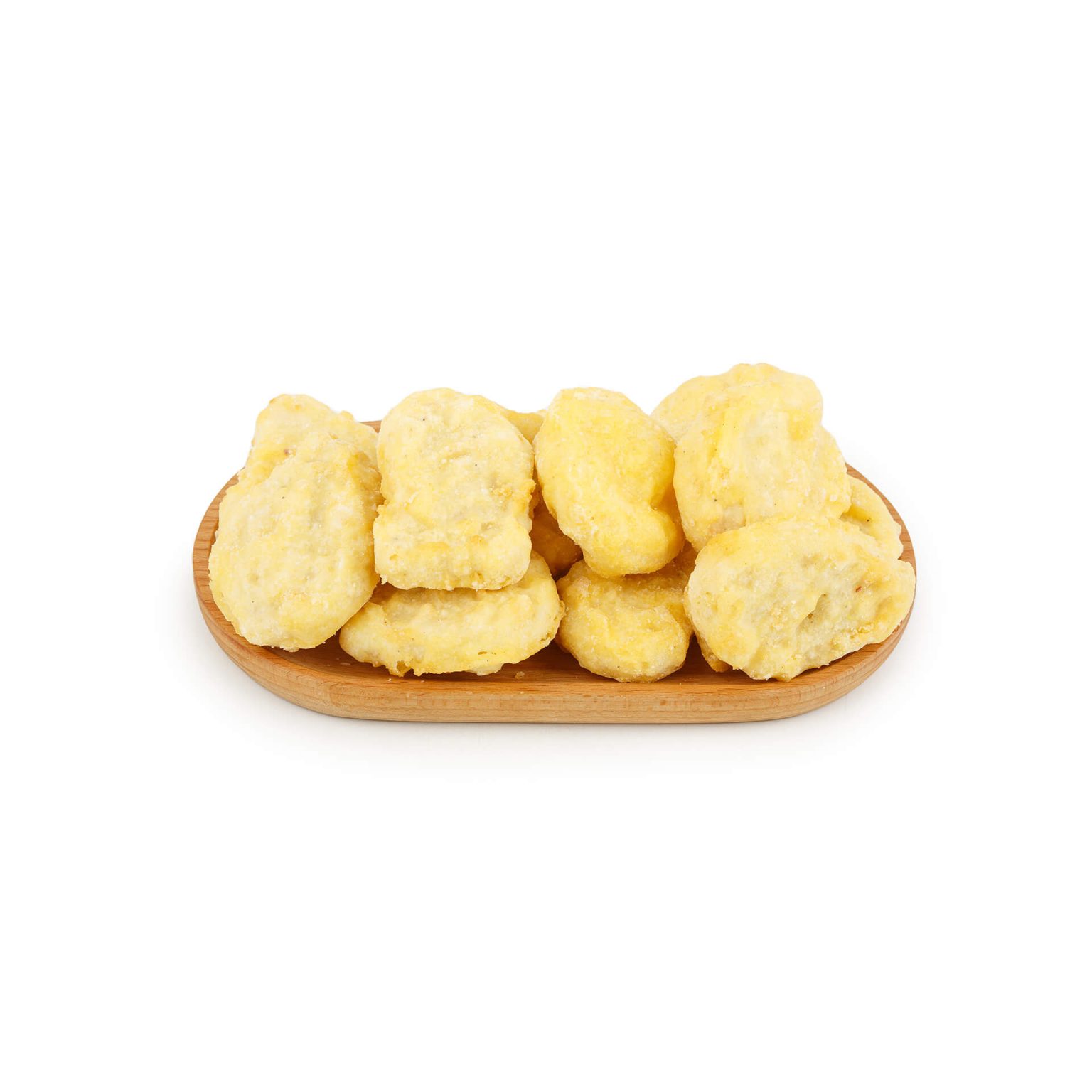 Наггетсы куриные в панировке "Золотистые" полуфабрикат замороженный Атлантис 1 кг, общий вид, купить оптом и в розницу с доставкой по москве и московской области, недорого, низкая цена