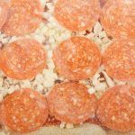 Пицца римская "Пепперони" полуфабрикат замороженный Алидан 365 г, этикетка, купить оптом и в розницу с доставкой по москве и московской области, недорого, низкая цена