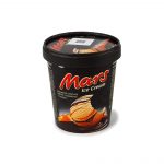 Мороженое сливочное с карамелью и глазурью "Марс" ведро Mars 300 г, общий вид, купить оптом и в розницу с доставкой по москве и московской области, недорого, низкая цена