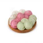 Пельмени цветные с говядиной, свининой и мясом птицы "Трио" полуфабрикат замороженный Сомовомясопродукт 3 кг, общий вид, купить оптом и в розницу с доставкой по москве и московской области, недорого, низкая цена