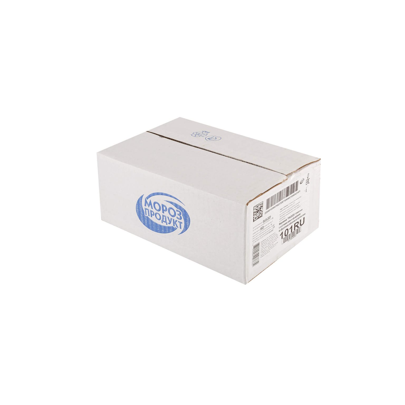 Мороженое сливочное со вкусом киви, с кусочками киви и крыжовника во фруктовой оболочке эскимо FRUDOZA 65 г, этикетка, купить оптом и в розницу с доставкой по москве и московской области, недорого, низкая цена