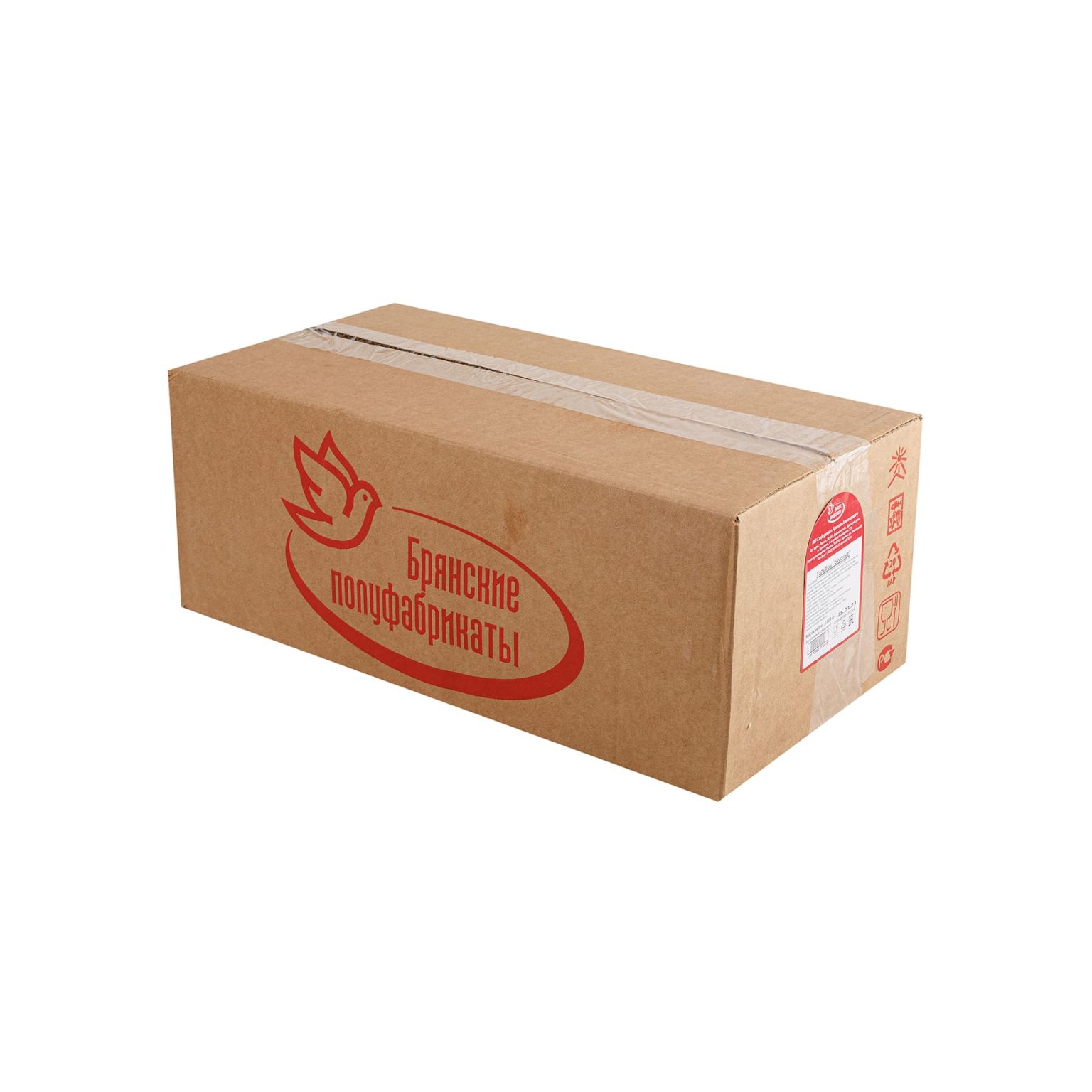 Голубцы с мясом птицы и говядиной "Вкусные" полуфабрикат замороженный Брянские полуфабрикаты 3 кг, этикетка, купить оптом и в розницу с доставкой по москве и московской области, недорого, низкая цена