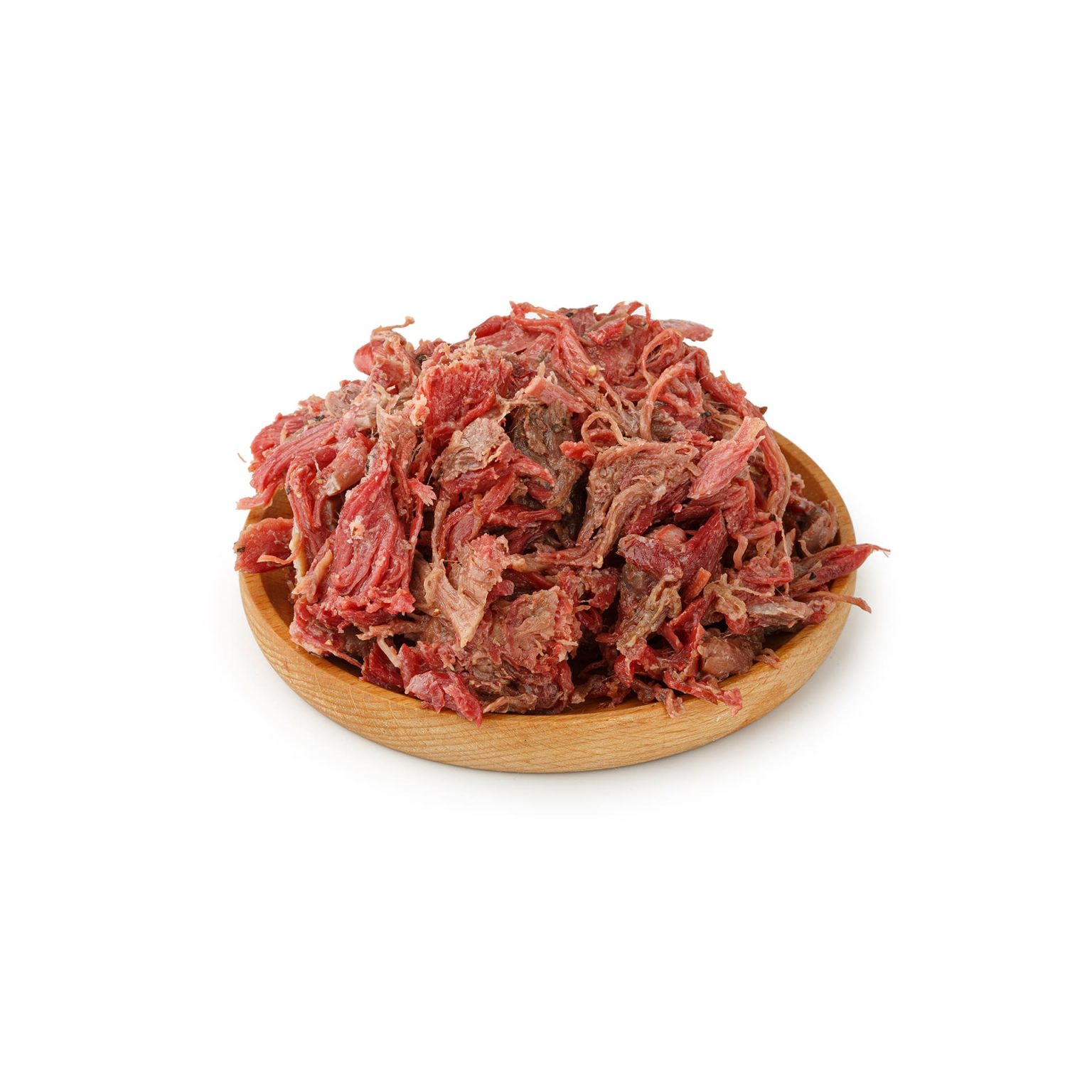 Говядина рваная копчёная замороженная Ника 500 г, общий вид, купить оптом и в розницу с доставкой по москве и московской области, недорого, низкая цена