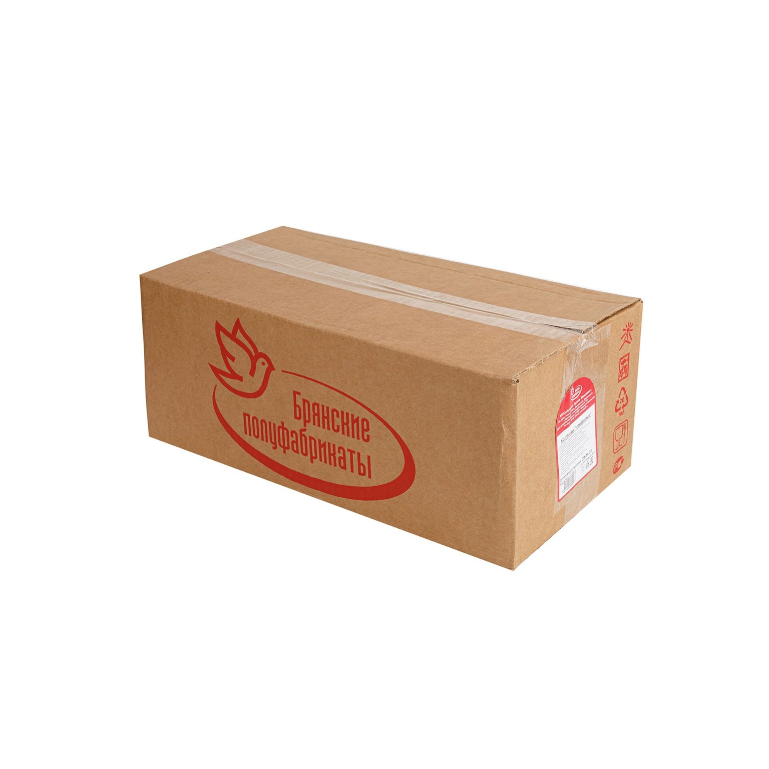 Колбаски из свинины "Чевапчичи" полуфабрикат замороженный Брянские полуфабрикаты 3 кг, этикетка, купить оптом и в розницу с доставкой по москве и московской области, недорого, низкая цена