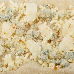 Пицца "Четыре сыра" сырная с миндалем и медом полуфабрикат замороженный Maestrello 365 г, этикетка, купить оптом и в розницу с доставкой по москве и московской области, недорого, низкая цена