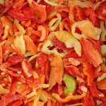 Замороженный перец сладкий резаный 10 кг, этикетка, купить оптом и в розницу с доставкой по москве и московской области, недорого, низкая цена