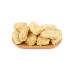 Стрипсы куриные в панировке &quot;Вкусные&quot; полуфабрикат замороженный Атлантис 1 кг, общий вид, купить оптом и в розницу с доставкой по москве и московской области, недорого, низкая цена