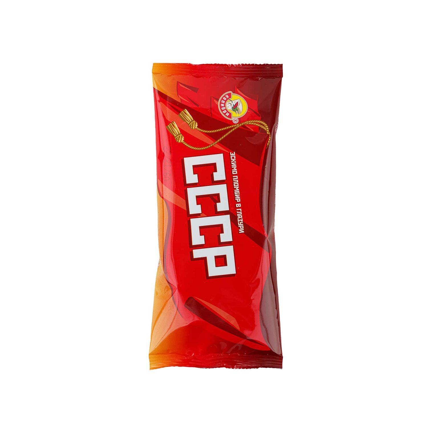 Мороженое пломбир в шоколадной глазури "СССР" эскимо Лакомство колибри 60 г, общий вид, купить оптом и в розницу с доставкой по москве и московской области, недорого, низкая цена