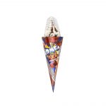 Мороженое с ванилью и шоколадом "Конус XXL Шоколад" вафельный рожок Бомба 145 г, общий вид, купить оптом и в розницу с доставкой по москве и московской области, недорого, низкая цена