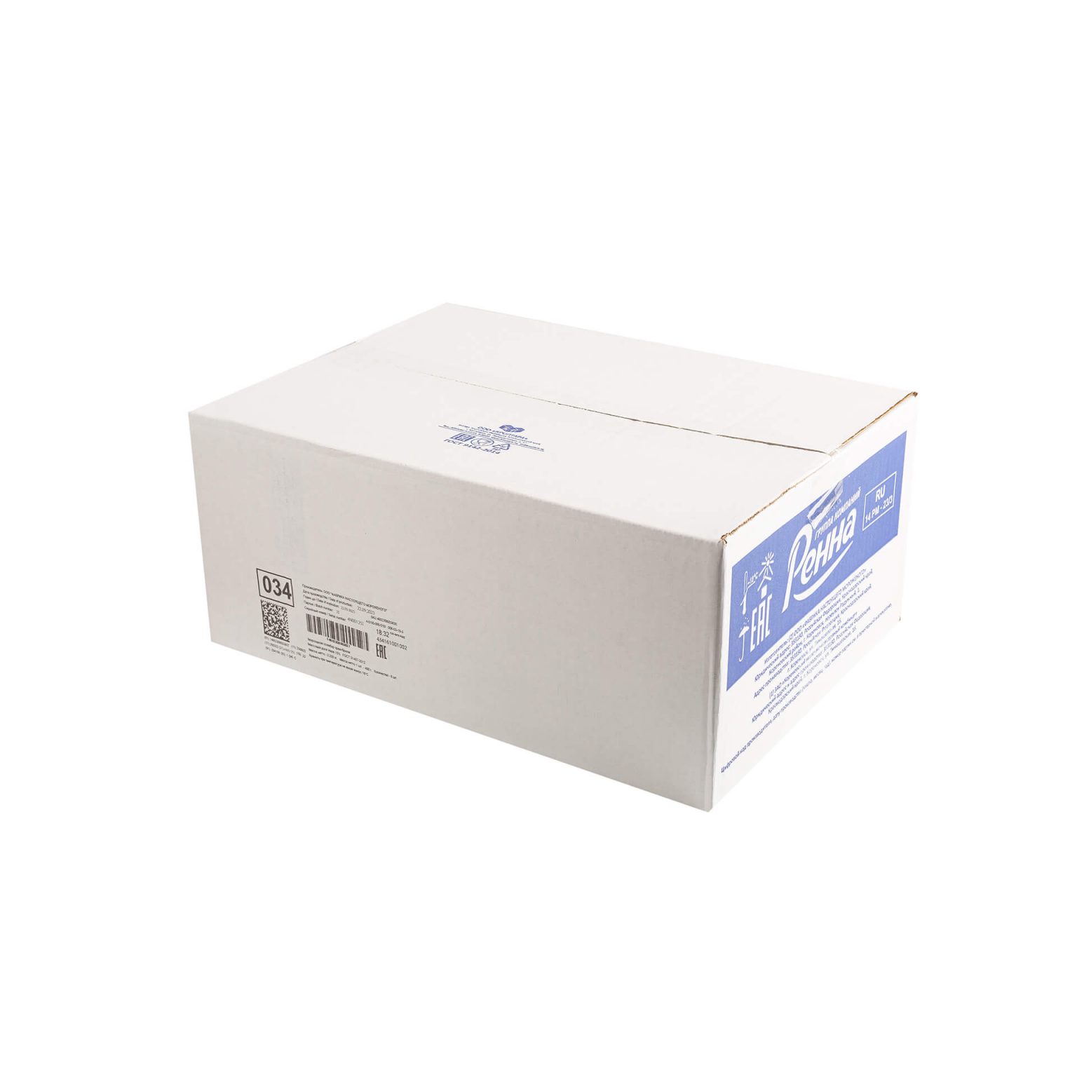 Мороженое пломбир крем-брюле брикет полено Коровка из Кореновки 400 г, этикетка, купить оптом и в розницу с доставкой по москве и московской области, недорого, низкая цена