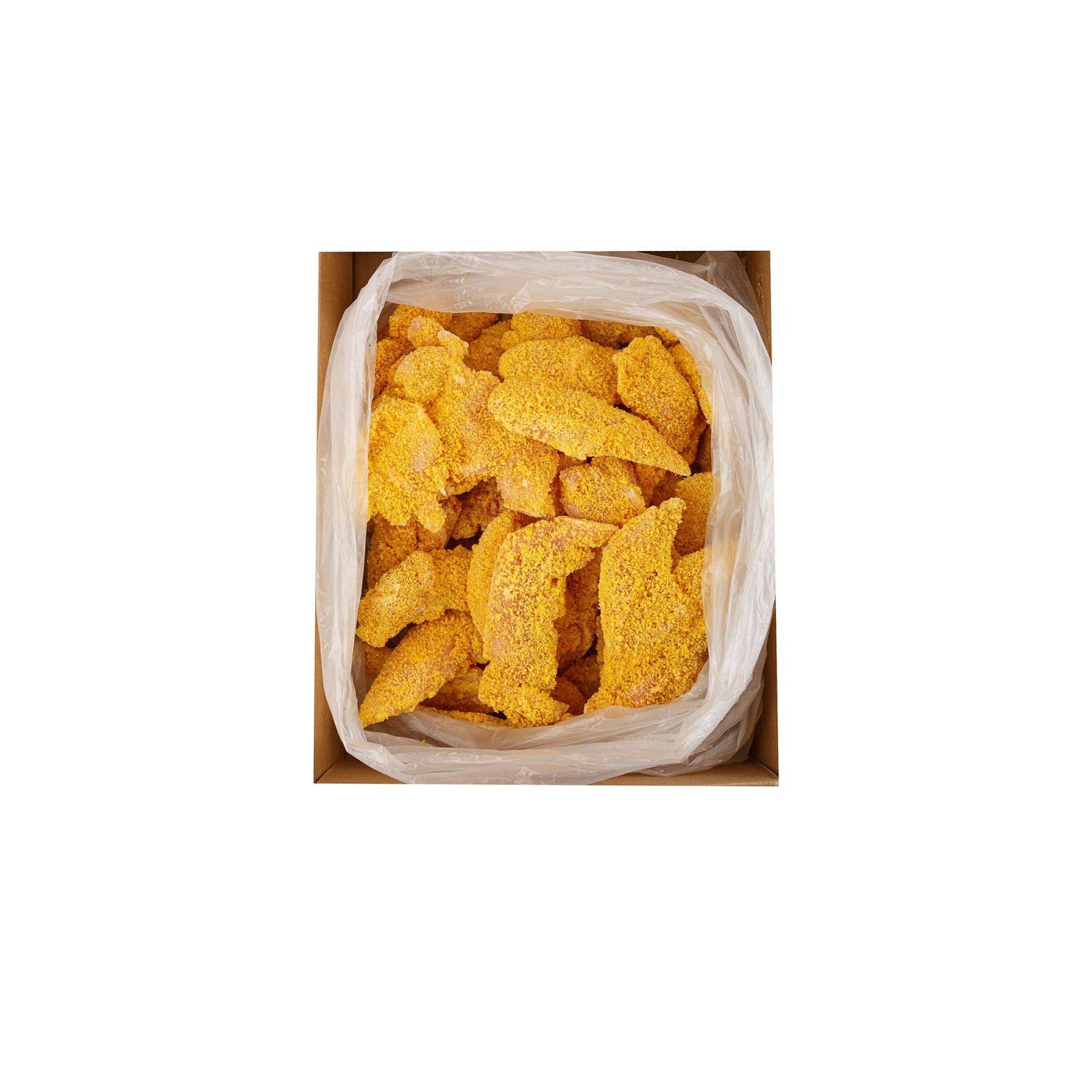 Стрипсы куриные в панировке полуфабрикат замороженный ИВ.Курников 3 кг, этикетка, купить оптом и в розницу с доставкой по москве и московской области, недорого, низкая цена