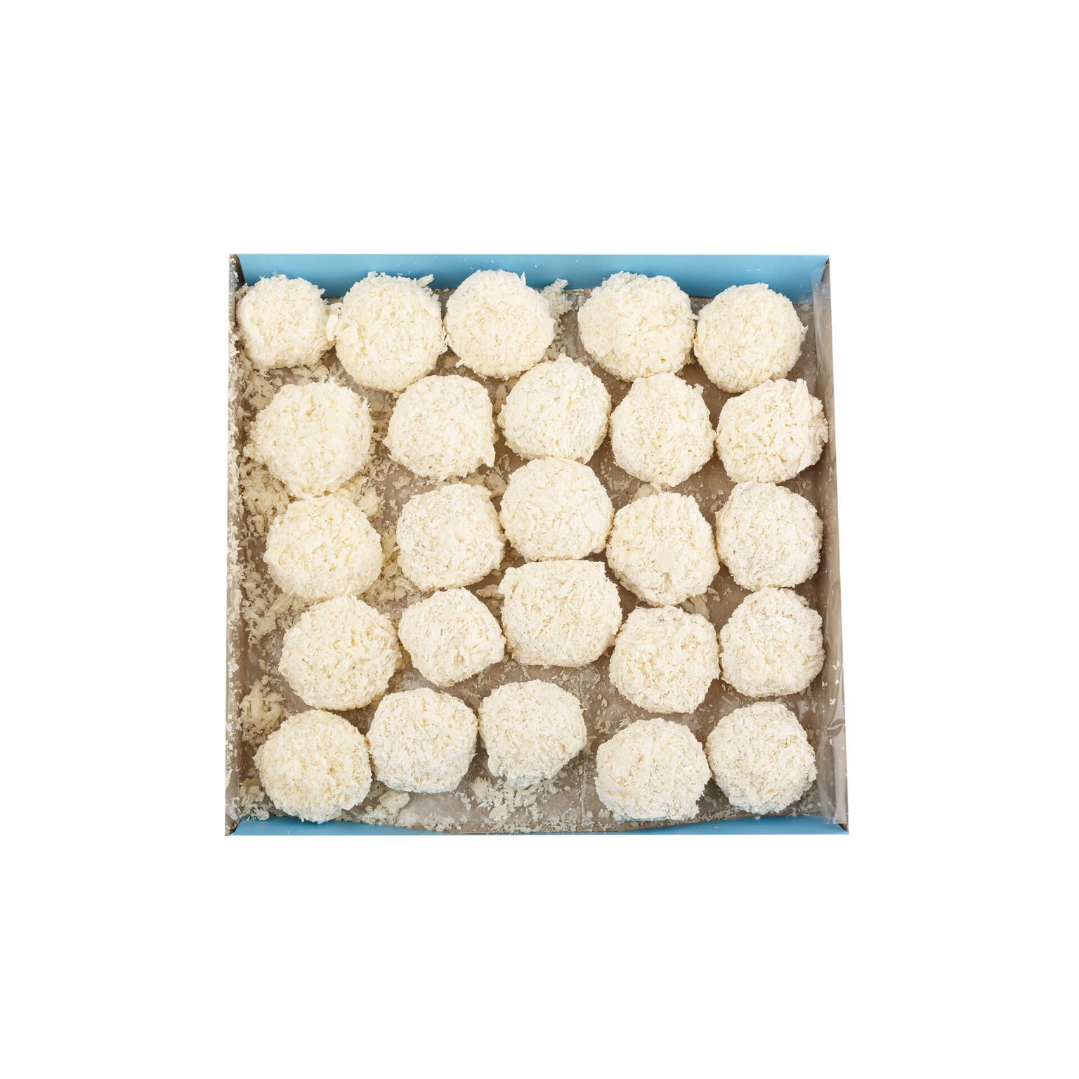 Шарики креветочные из мяса креветок Ваннамей в панировке полуфабрикат замороженный Fish and More 500 г, коробка, купить оптом и в розницу с доставкой по москве и московской области, недорого, низкая цена