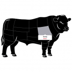 Блейд из говядины (без кости) замороженный Мираторг ~2,5 кг, коробка, купить оптом и в розницу с доставкой по москве и московской области, недорого, низкая цена