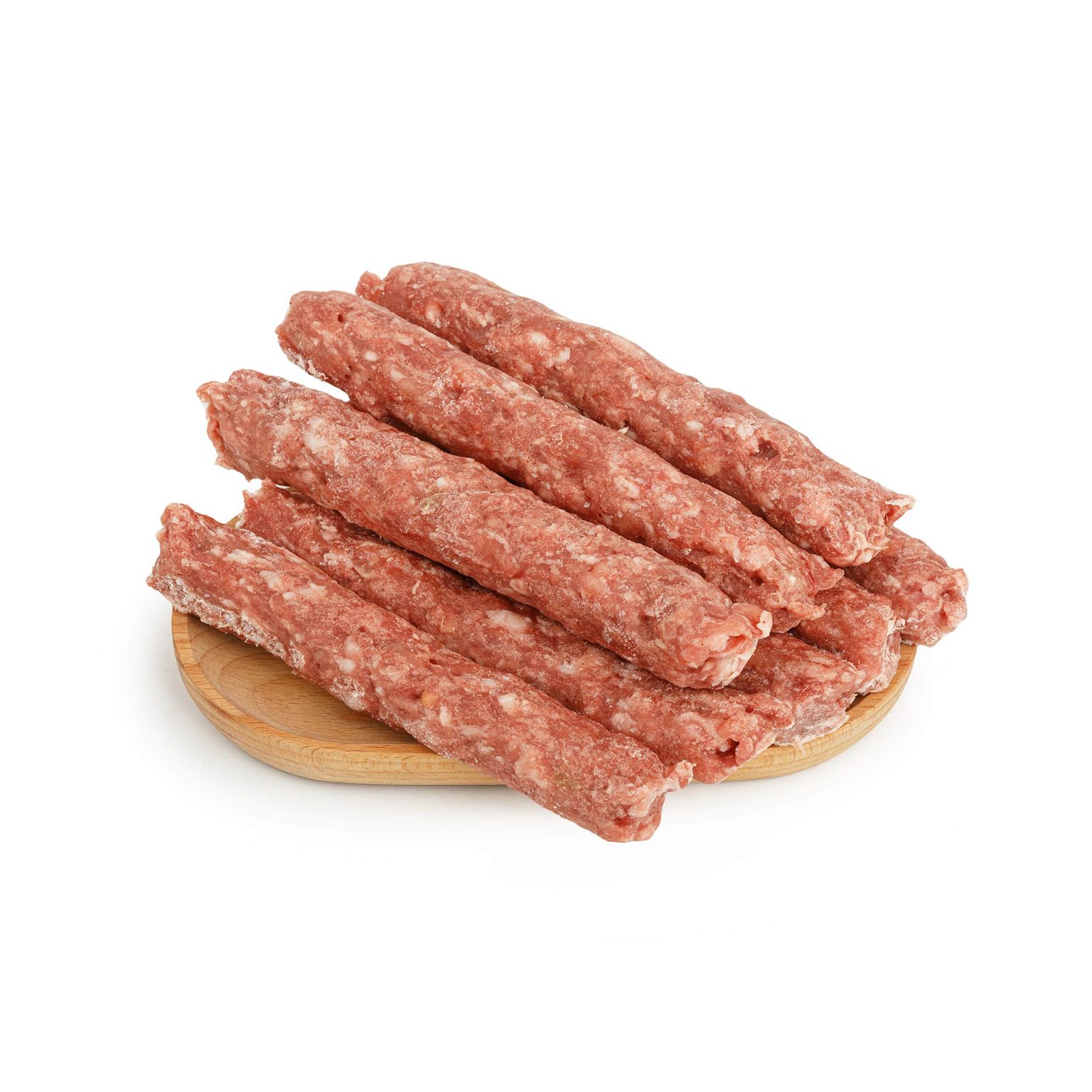 Колбаски из свинины "Чевапчичи" полуфабрикат замороженный Брянские полуфабрикаты 3 кг, общий вид, купить оптом и в розницу с доставкой по москве и московской области, недорого, низкая цена